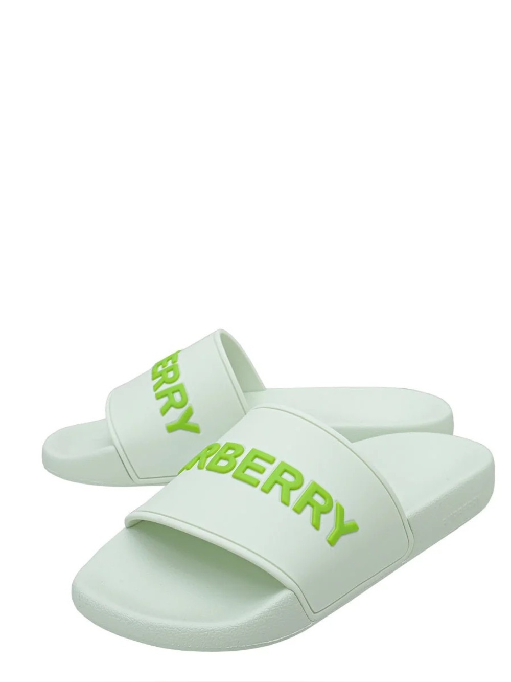 Burberry Pistachio Green Furley Slides Size 40 Original Box Bag Tags!